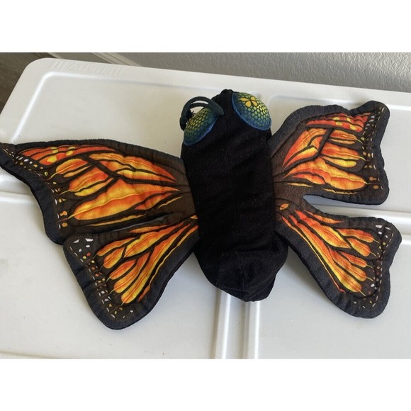 Vintage 1980 Freemountain Toy Vegimals 10" Butterfly Caterpillar Transform - Picture 10 of 12